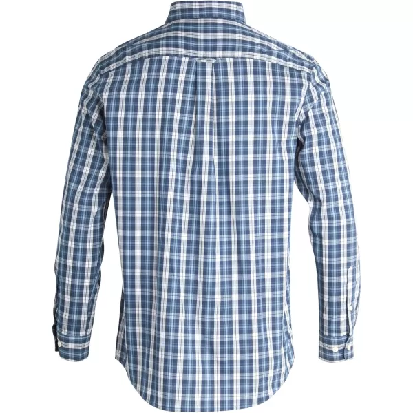 Chaps Men's Dress Shirt - Wrinkle-Resistant Long Sleeve Casual Button Down with Chest Pocket - Men's Collared Shirts 