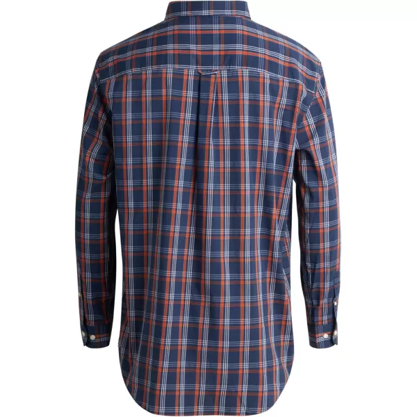 Chaps Men's Dress Shirt - Wrinkle-Resistant Long Sleeve Casual Button Down with Chest Pocket - Men's Collared Shirts 