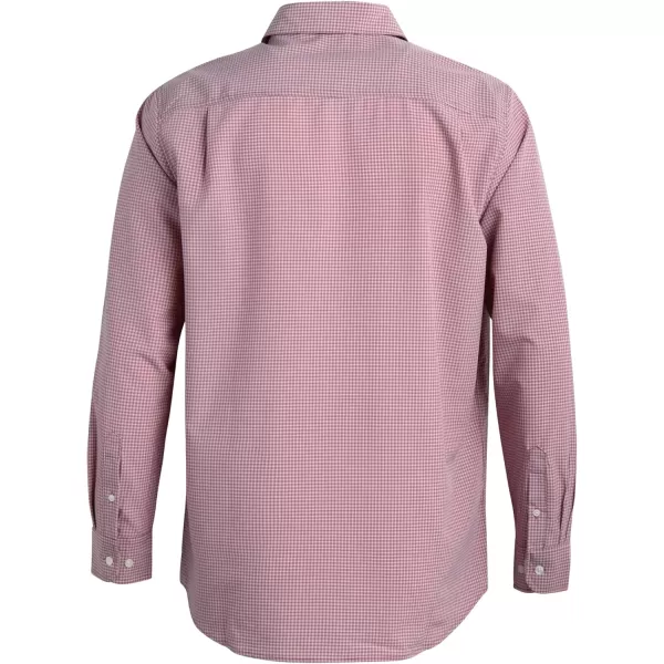 Chaps Men's Dress Shirt - Wrinkle-Resistant Long Sleeve Casual Button Down with Chest Pocket - Men's Collared Shirts 