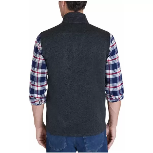 Chaps Men's Fleece Mockneck Vest