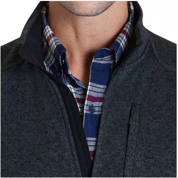 Chaps Men's Fleece Mockneck Vest