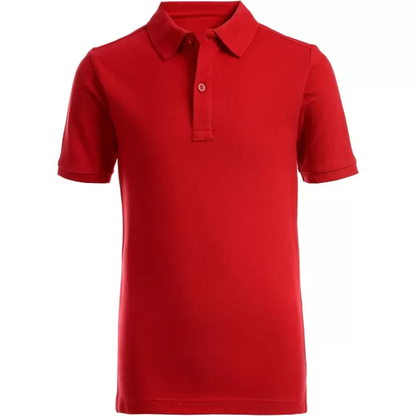 Chaps Young Men's Uniform Short Sleeve Stretch Pique Polo