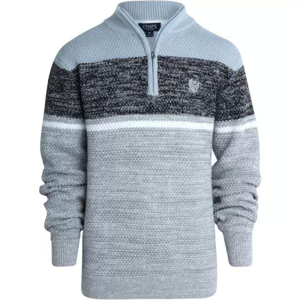 Chaps Boys Pullover Sweater - Classic Fit Mid-Weight Quarter Zip Pullover- Mock Neck Sweater for Boys 