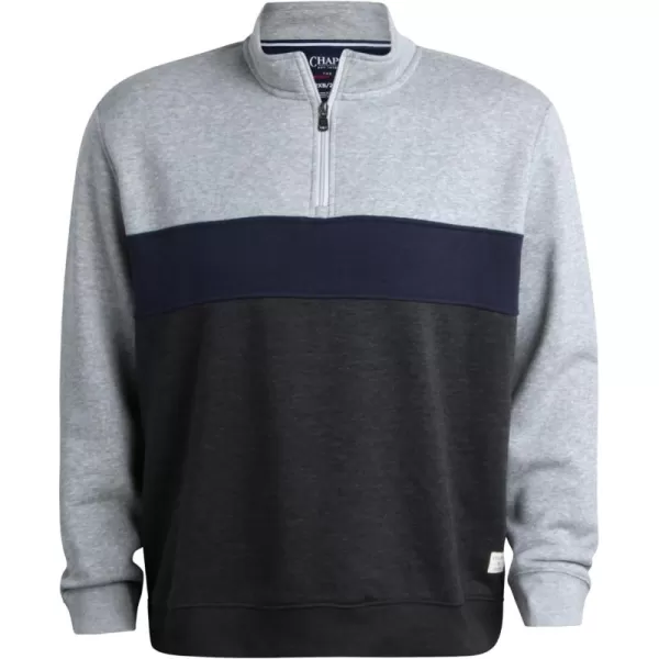 Chaps Men’s Big and Tall Sweater – Coastal Fleece Quarter Zip Pullover Sweater – Casual Pullover for Big &amp; Tall Men 