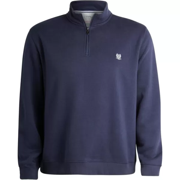 Chaps Men’s Big and Tall Sweater – Coastal Fleece Quarter Zip Pullover Sweater – Casual Pullover for Big &amp; Tall Men 