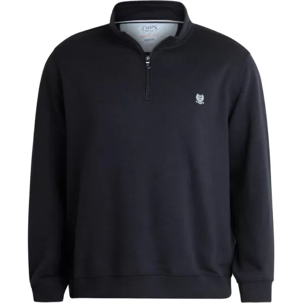 Chaps Men’s Big and Tall Sweater – Coastal Fleece Quarter Zip Pullover Sweater – Casual Pullover for Big &amp; Tall Men 