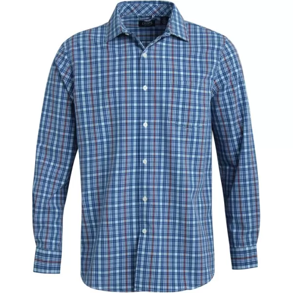 Chaps Men's Dress Shirt - Wrinkle-Resistant Long Sleeve Casual Button Down with Chest Pocket - Men's Collared Shirts 
