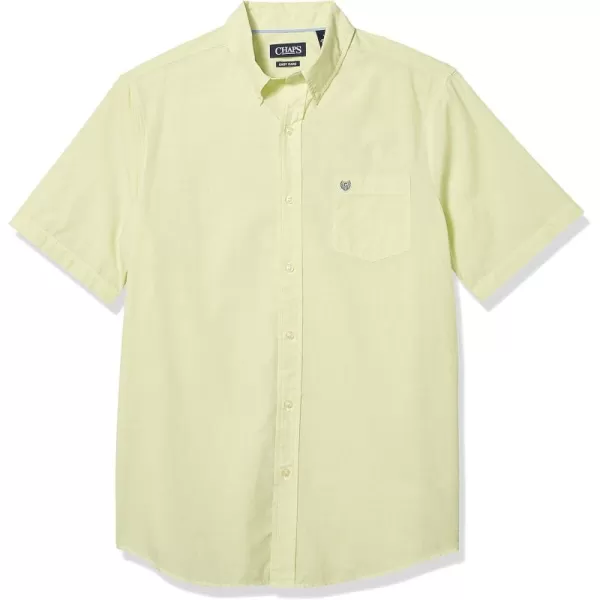 Chaps Men's Regular Fit Short Sleeve Wrinkle Resistant Performance Sportshirt