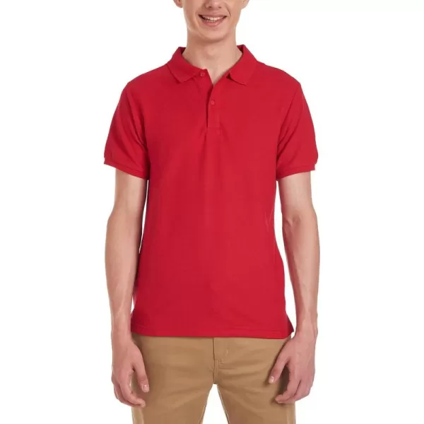 Chaps Young Men's Uniform Short Sleeve Stretch Pique Polo