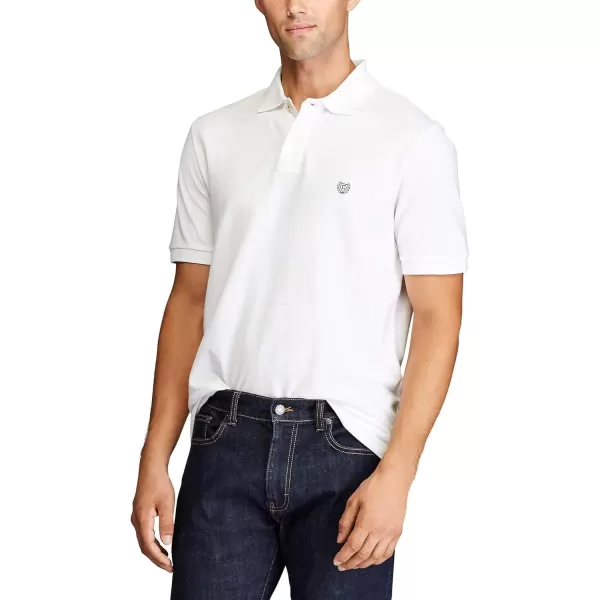 Chaps Men's Classic Fit Cotton Mesh Everyday Polo Shirt