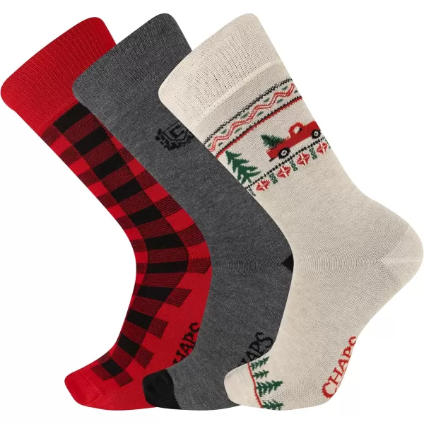 Chaps Men's Winter Novelty Crew