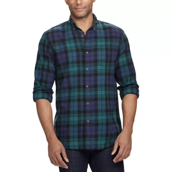 Chaps Men's Button-Down Performance Flannel, Big &amp; Tall