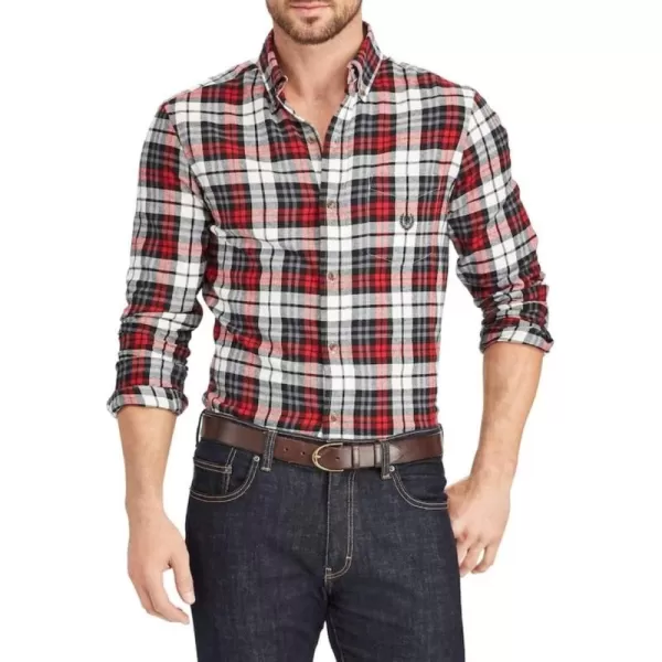 Chaps Men's Button-Down Performance Flannel, Big &amp; Tall