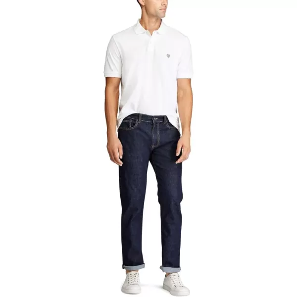 Chaps Men's Classic Fit Cotton Mesh Everyday Polo Shirt