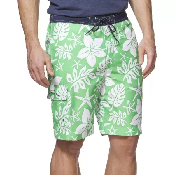 Chaps Men's Hibiscus Board Swim Shorts 