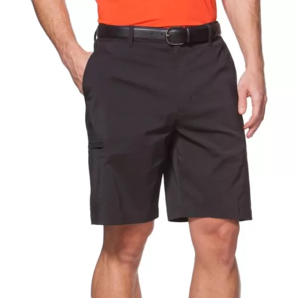 Chaps Performance Stretch Waistband Sun Protection Golf Shorts, Black, Size 42