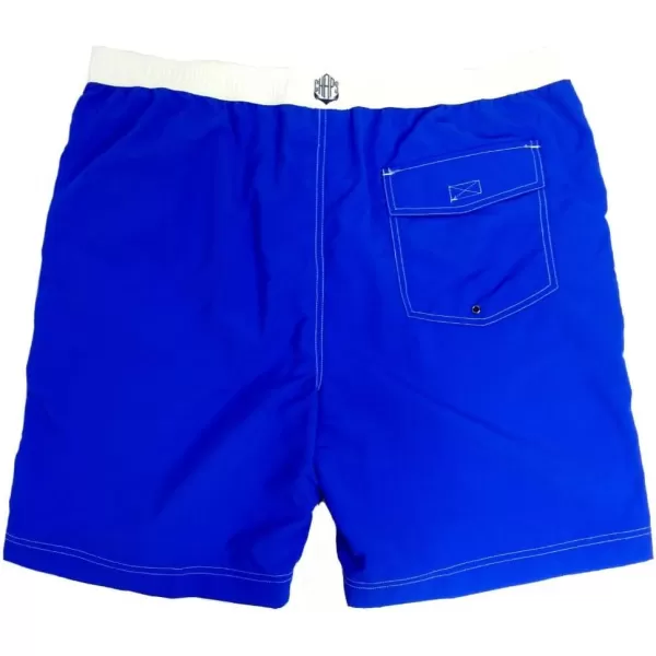 Chaps Men's Big &amp; Tall Color-Blocked Board Swim Shorts 