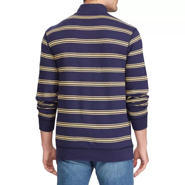 Chaps Men's Reversible Mockneck Newport Pullover Long Sleeve Shirt 