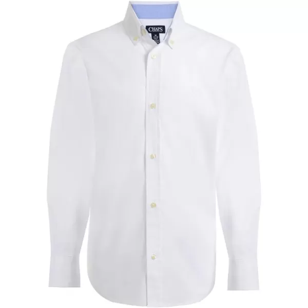 Chaps Boys' Long Sleeve Solid Button-Down Woven Shirt