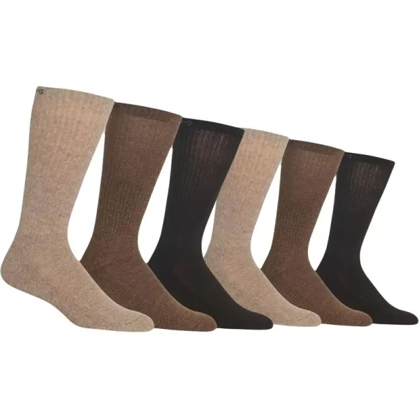 Chaps Men's Solid Mock Rib Casual 3p