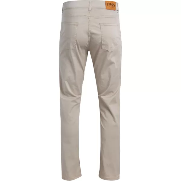 Chaps Men's Pants - Casual Slim Fit Cotton Stretch 5 Pocket Modern Chino Dress Pants - Work Pants for Men