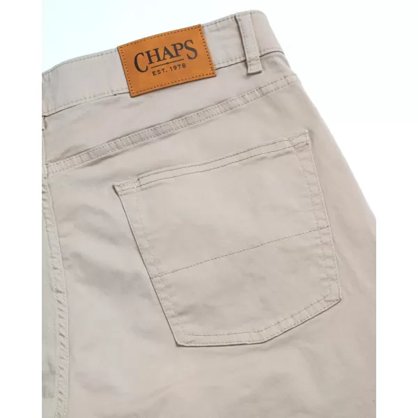 Chaps Men's Pants - Casual Slim Fit Cotton Stretch 5 Pocket Modern Chino Dress Pants - Work Pants for Men