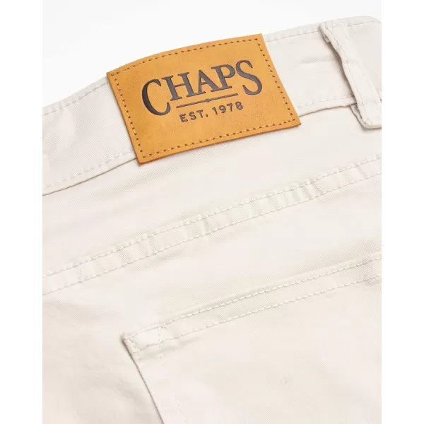 Chaps Men's Pants - Casual Slim Fit Cotton Stretch 5 Pocket Modern Chino Dress Pants - Work Pants for Men