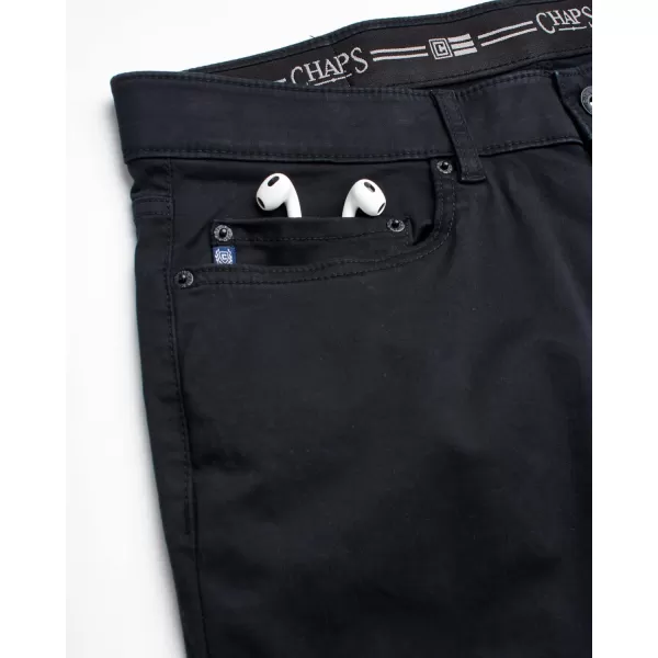 Chaps Men's Pants - Casual Slim Fit Cotton Stretch 5 Pocket Modern Chino Dress Pants - Work Pants for Men