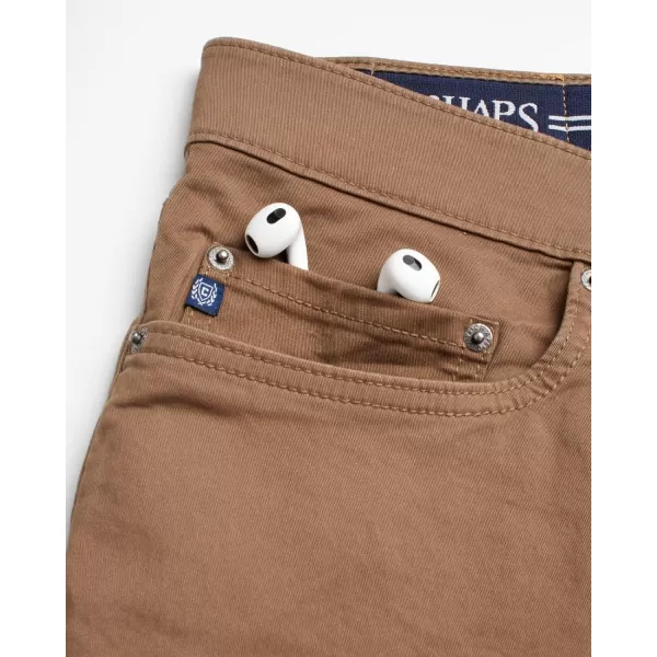 Chaps Men's Pants - Casual Slim Fit Cotton Stretch 5 Pocket Modern Chino Dress Pants - Work Pants for Men