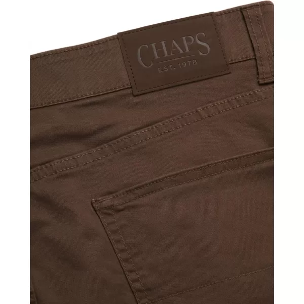 Chaps Men's Pants - Casual Slim Fit Cotton Stretch 5 Pocket Modern Chino Dress Pants - Work Pants for Men