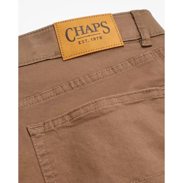 Chaps Men's Pants - Casual Slim Fit Cotton Stretch 5 Pocket Modern Chino Dress Pants - Work Pants for Men