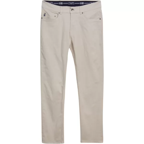 Chaps Men's Pants - Casual Slim Fit Cotton Stretch 5 Pocket Modern Chino Dress Pants - Work Pants for Men