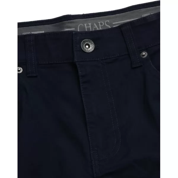Chaps Men's Pants - Casual Slim Fit Cotton Stretch 5 Pocket Modern Chino Dress Pants - Work Pants for Men