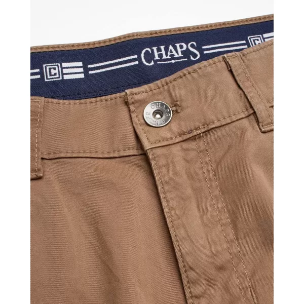 Chaps Men's Pants - Casual Slim Fit Cotton Stretch 5 Pocket Modern Chino Dress Pants - Work Pants for Men