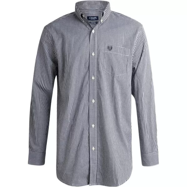 Chaps Men's Big and Tall Shirts - Wrinkle Free Collared Long Sleeve Button Down Shirts for Men 