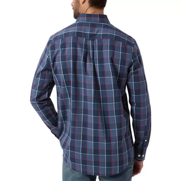 imageChaps Mens Easy Care ButtonDown Shirt US Alpha Medium Regular Regular Dark Blue