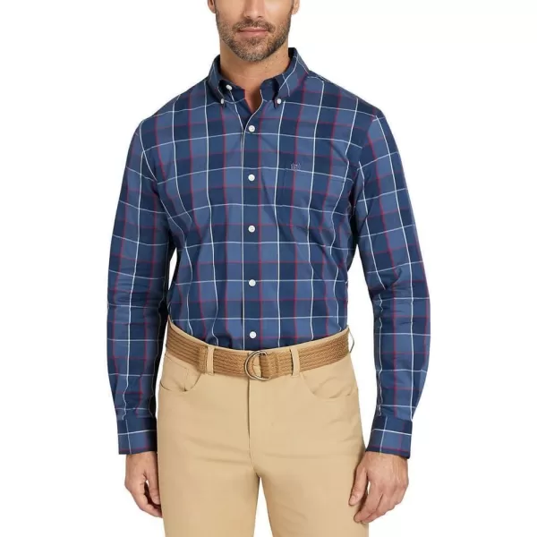 imageChaps Mens Easy Care ButtonDown Shirt US Alpha Medium Regular Regular Dark Blue