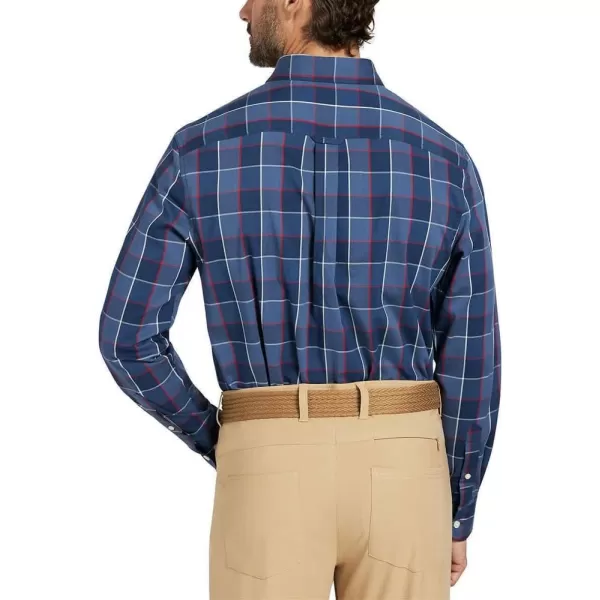 imageChaps Mens Easy Care ButtonDown Shirt US Alpha Medium Regular Regular Dark Blue
