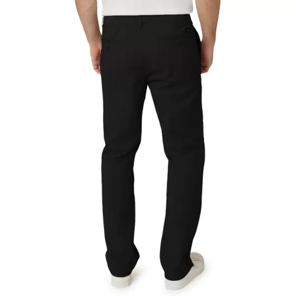 imageChaps Mens Pants  Straight Fit 5Pocket Comfort Stretch Chino Pants for Men  Mens Fashion Straight Leg Cotton ChinosAmerican Black