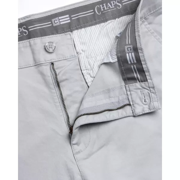 imageChaps Mens Pants  Straight Fit 5Pocket Comfort Stretch Chino Pants for Men  Mens Fashion Straight Leg Cotton ChinosHarbor Mist
