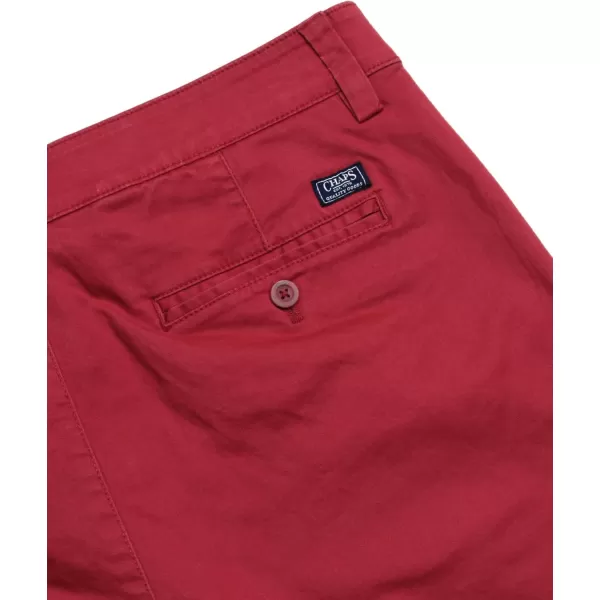 imageChaps Mens Pants  Straight Fit 5Pocket Comfort Stretch Chino Pants for Men  Mens Fashion Straight Leg Cotton ChinosNantucket Rocket