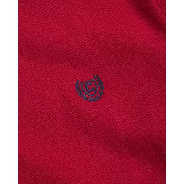 imageChaps Mens Polo Shirt  Classic Fit Cotton Collared Short Sleeve Mens Golf Shirts  Casual Work Shirts for Men S2XLChaps Red
