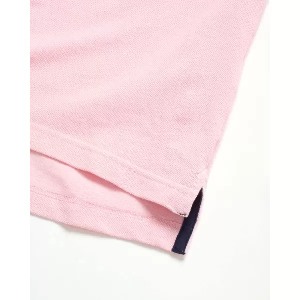 imageChaps Mens Polo Shirt  Classic Fit Cotton Collared Short Sleeve Mens Golf Shirts  Casual Work Shirts for Men S2XLOxford Pink