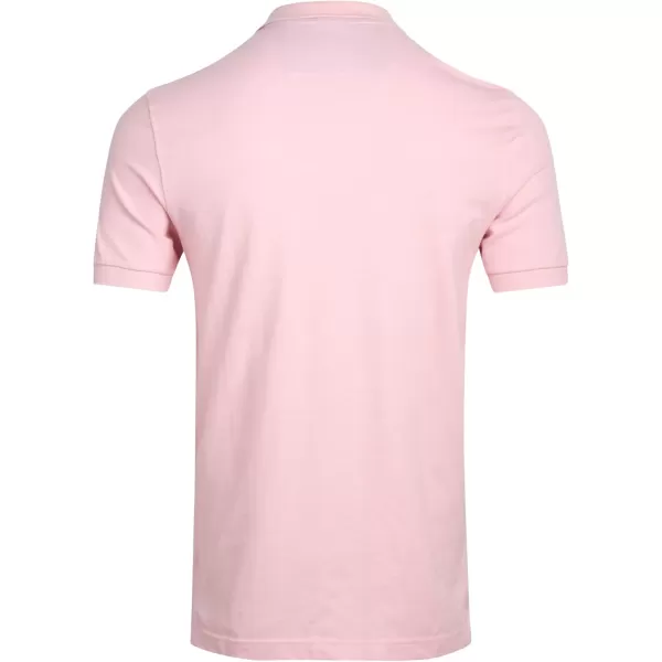 imageChaps Mens Polo Shirt  Classic Fit Cotton Collared Short Sleeve Mens Golf Shirts  Casual Work Shirts for Men S2XLOxford Pink