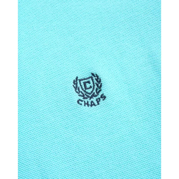 imageChaps Mens Polo Shirt  Classic Fit Cotton Collared Short Sleeve Mens Golf Shirts  Casual Work Shirts for Men S2XLTurquoise