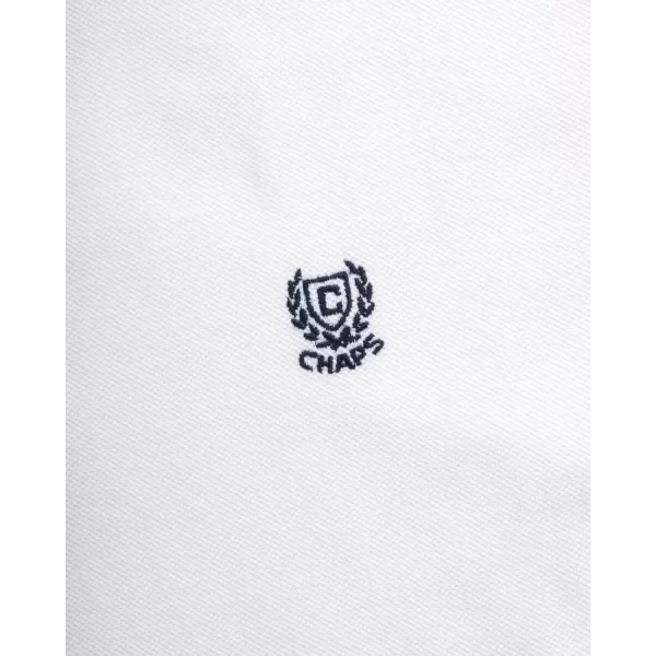 imageChaps Mens Polo Shirt  Classic Fit Cotton Collared Short Sleeve Mens Golf Shirts  Casual Work Shirts for Men S2XLWhite