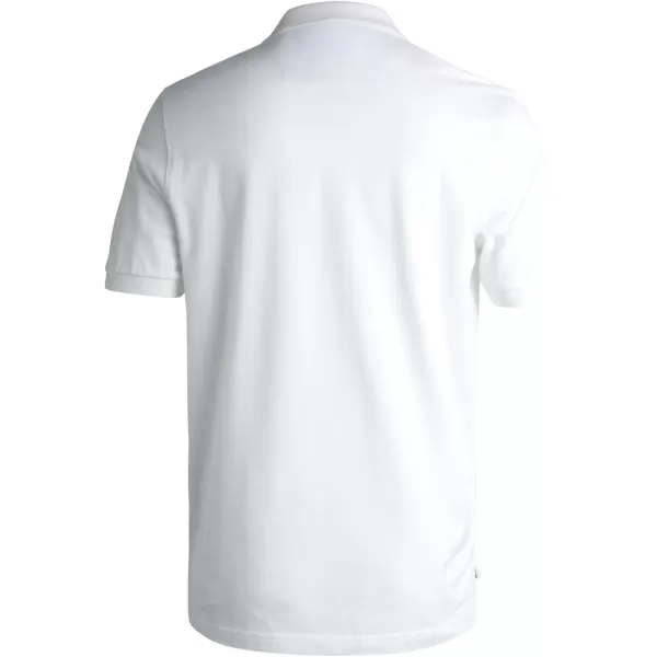 imageChaps Mens Polo Shirt  Classic Fit Cotton Collared Short Sleeve Mens Golf Shirts  Casual Work Shirts for Men S2XLWhite
