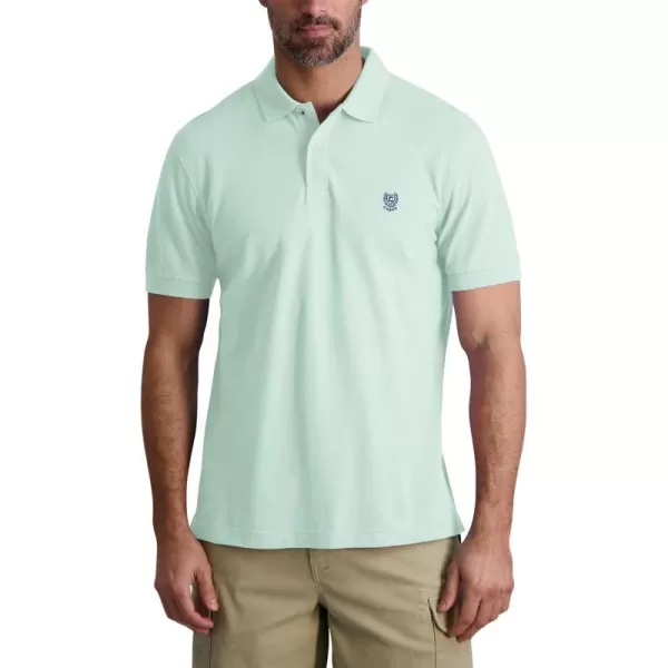imageChaps Mens Polo Shirt  Classic Fit Cotton Collared Short Sleeve Mens Golf Shirts  Casual Work Shirts for Men S2XLMint