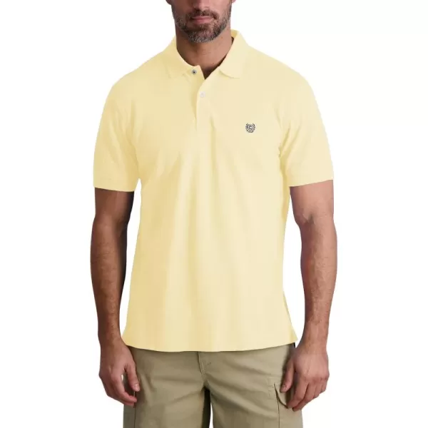 imageChaps Mens Polo Shirt  Classic Fit Cotton Collared Short Sleeve Mens Golf Shirts  Casual Work Shirts for Men S2XLSunbleached