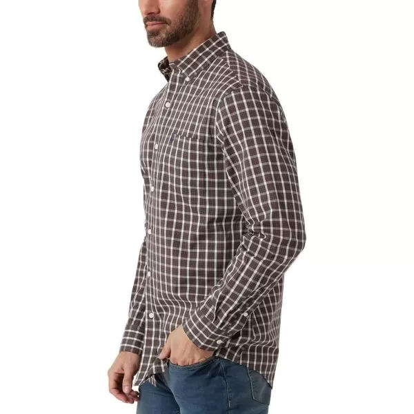imageChaps Mens Easy Care ButtonDown Shirt US Alpha XLarge Regular Regular Black